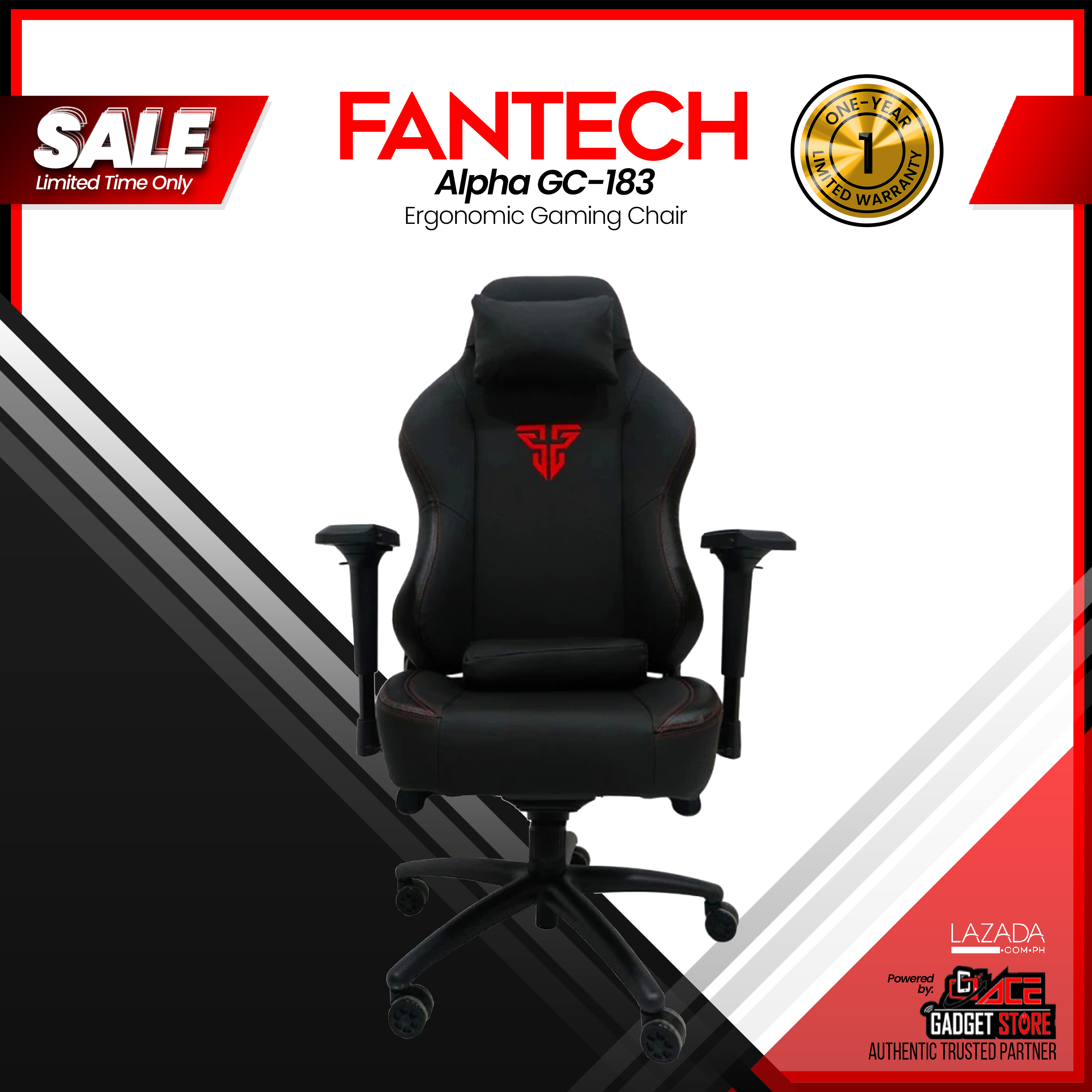 Fantech Alpha Gc 183 Gaming Chair High Quality Gaming Chair With