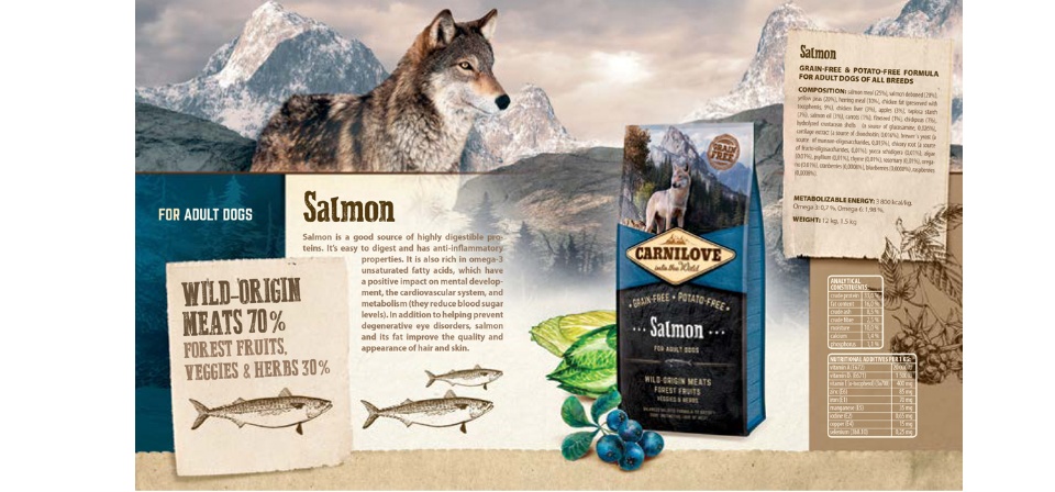 Carnilove Adult Salmon Dry Dog Food 1.5kg