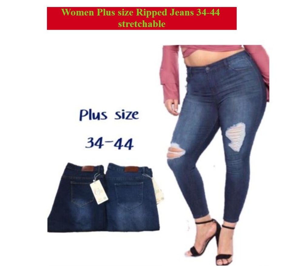 size 44 ripped jeans
