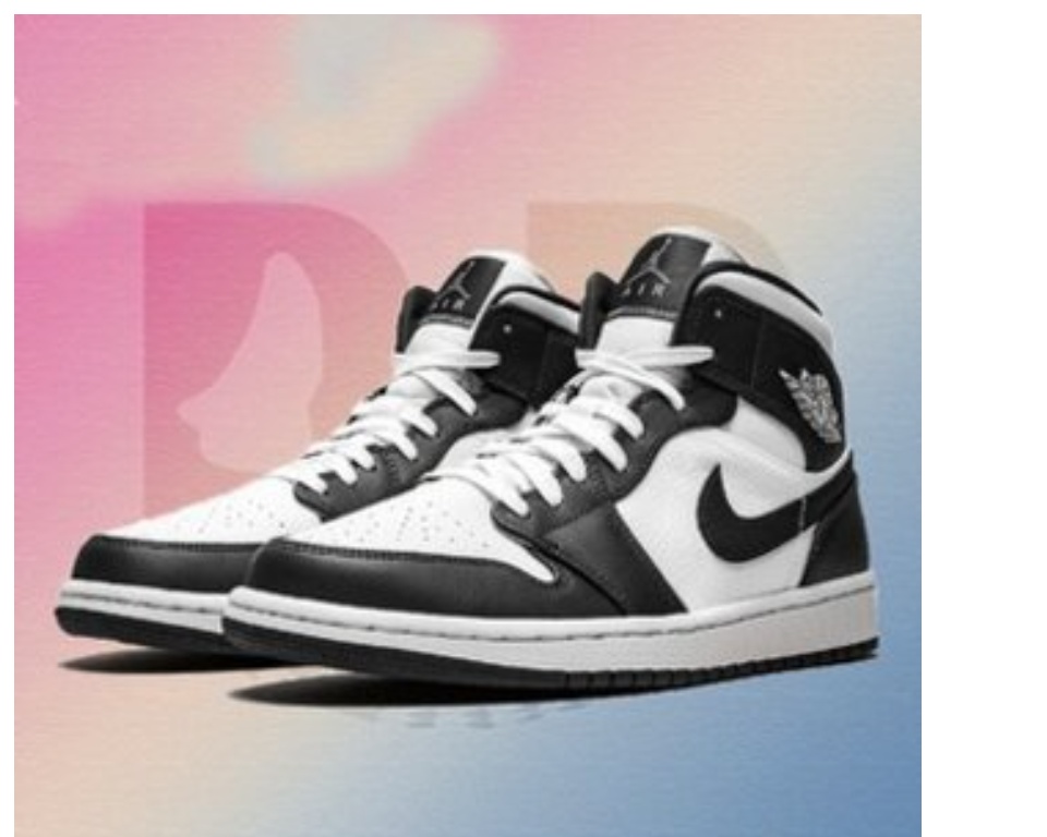 jordan 1 high cut black and white