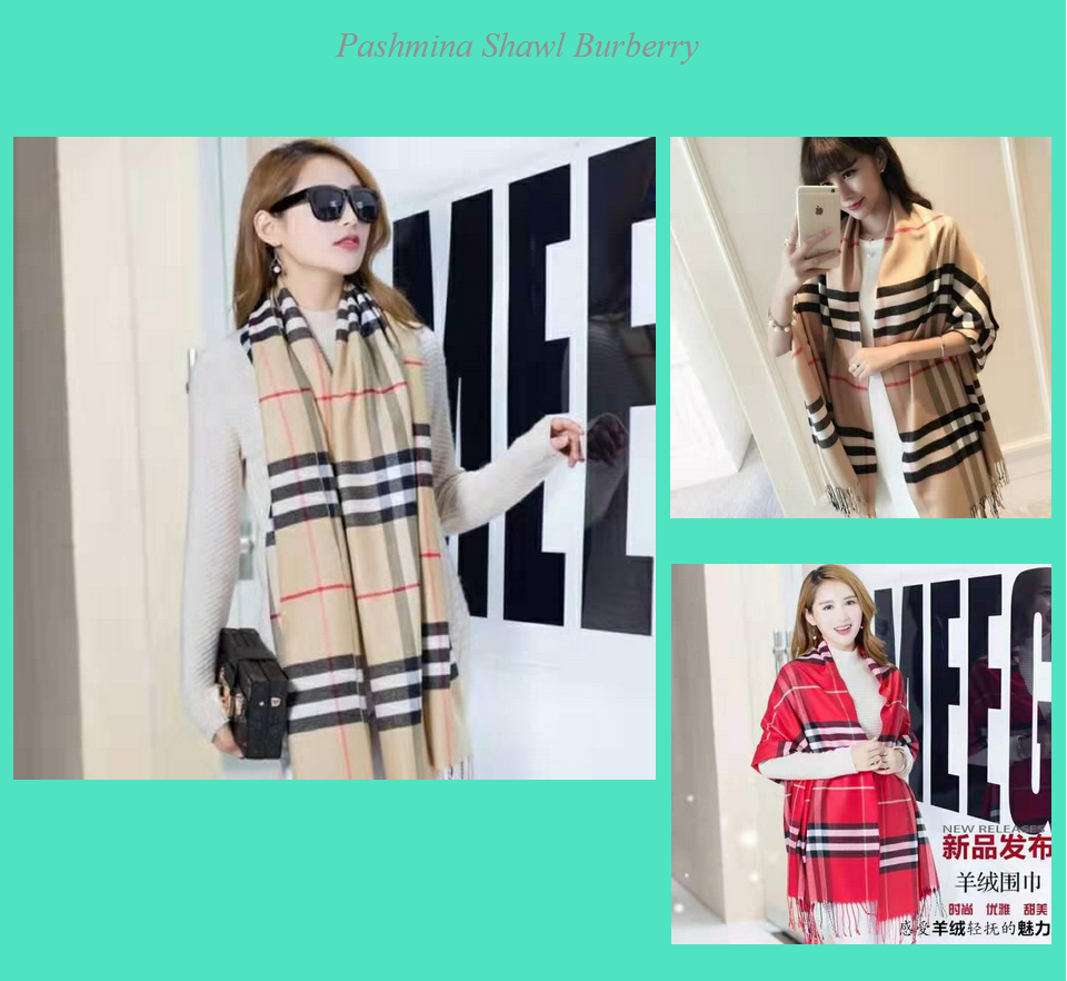 burberry pashmina shawl