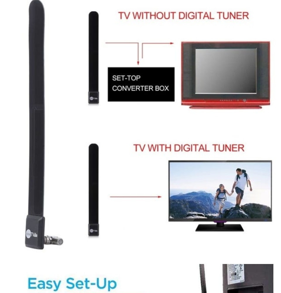 clear tv flat antenna