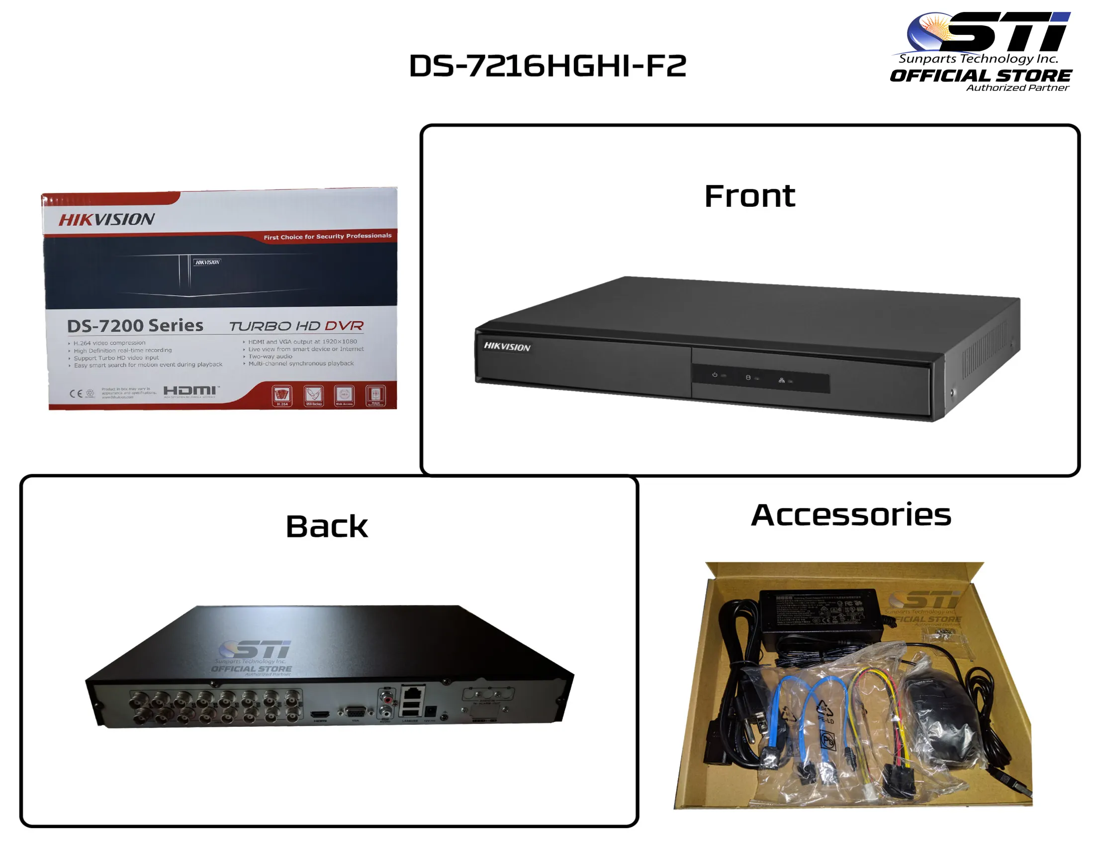 Ds 7216hghi F2 Hikvision H 264 1080p Lite 16ch 2sata 1u Dvr Audio I O 1 1 100m X 1 Hdmi X 1 Lazada Ph