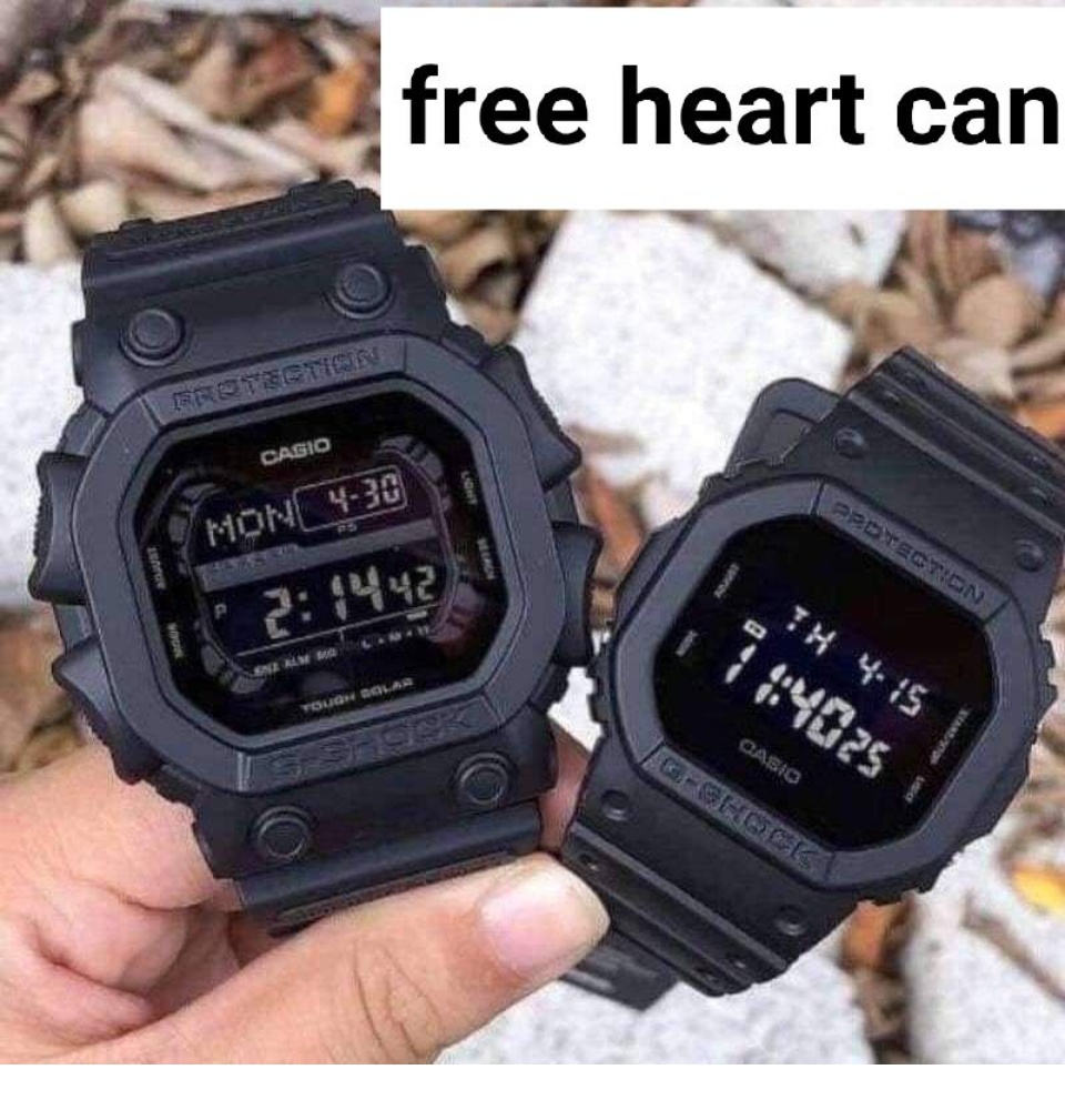 casio G shock Couple Watch digital 2pcs DW5600 and GX56BB all