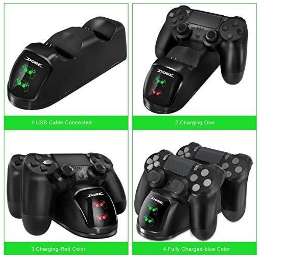 DOBE Playstation Controller Charger Charging Dock Station with