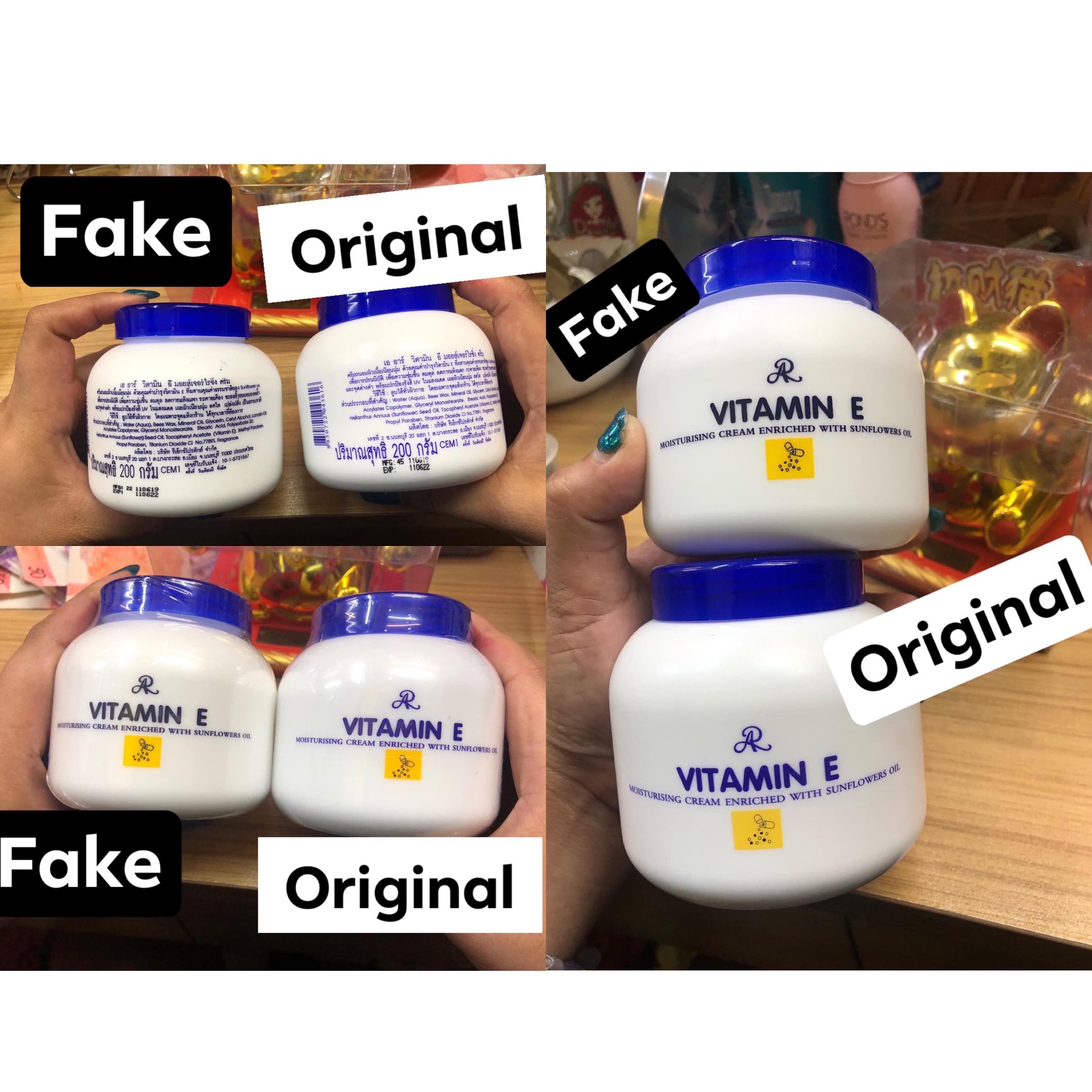 fake vitamin e cream