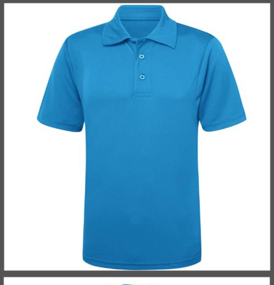 Aqua blue polo shirt hotsell