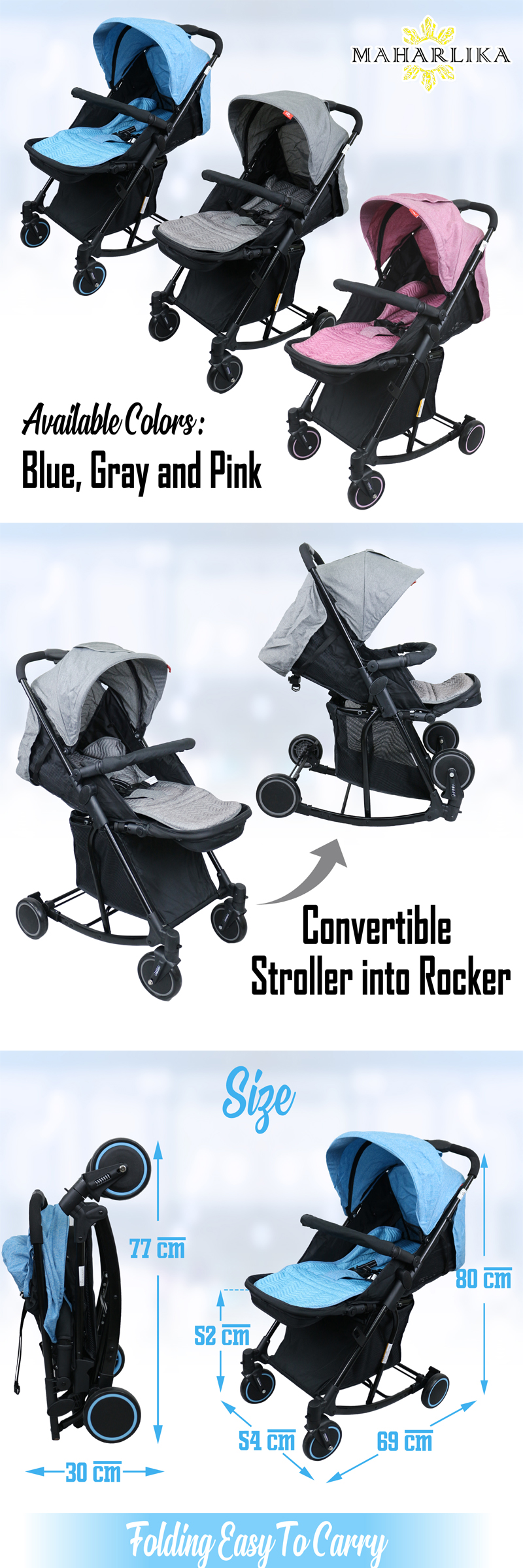 convertible baby stroller