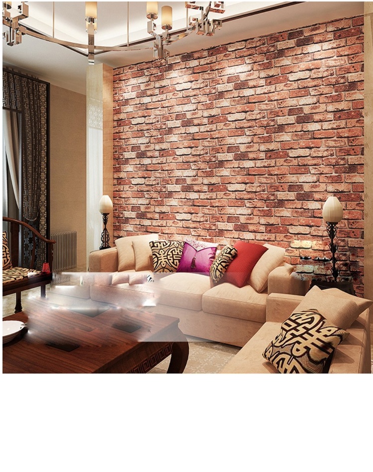 Adding Brick Wallpaper to the Hallway - Southern Hospitality
