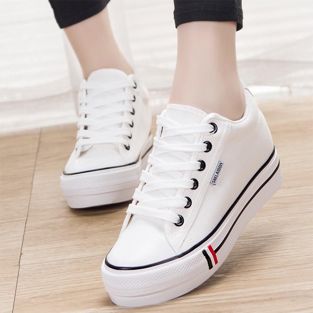 hidden wedge platform sneakers