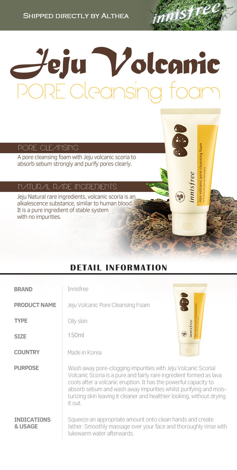 innisfree jeju cleansing foam