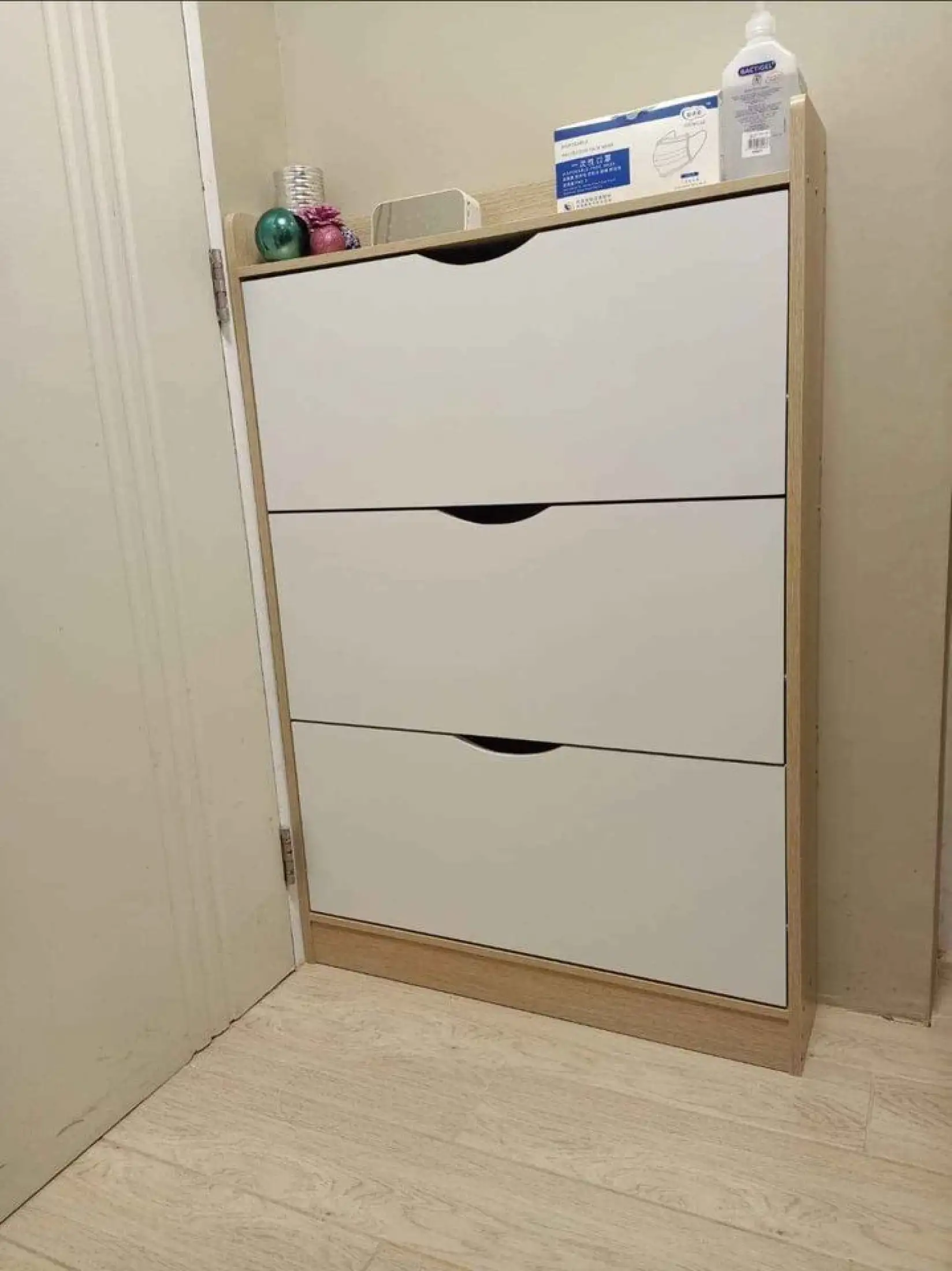 slim hallway shoe storage on Jmdm S Shoe Cabinet Storage Organizer Space Saver Standing Slim Simple Modern Assembly Door Entrance Hall Size 77x17x123cm Lazada Ph