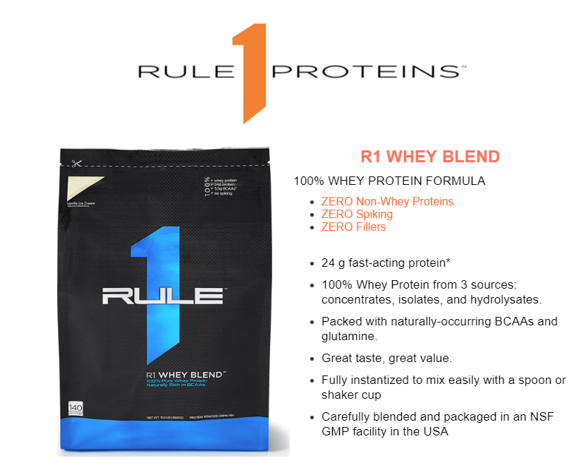 Get Rule 1 Protein Whey Blend PNG