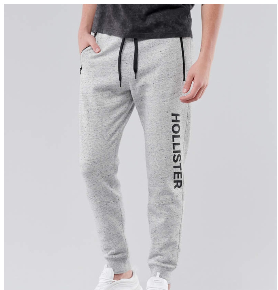 hollister skinny fleece jogger pants