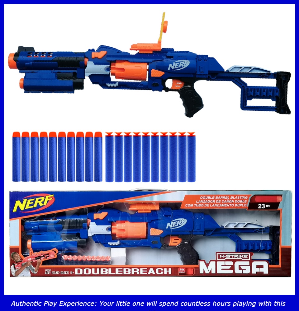 Nerf Doublebreach N-Strike Mega Double-Barrel Blasting Nerf