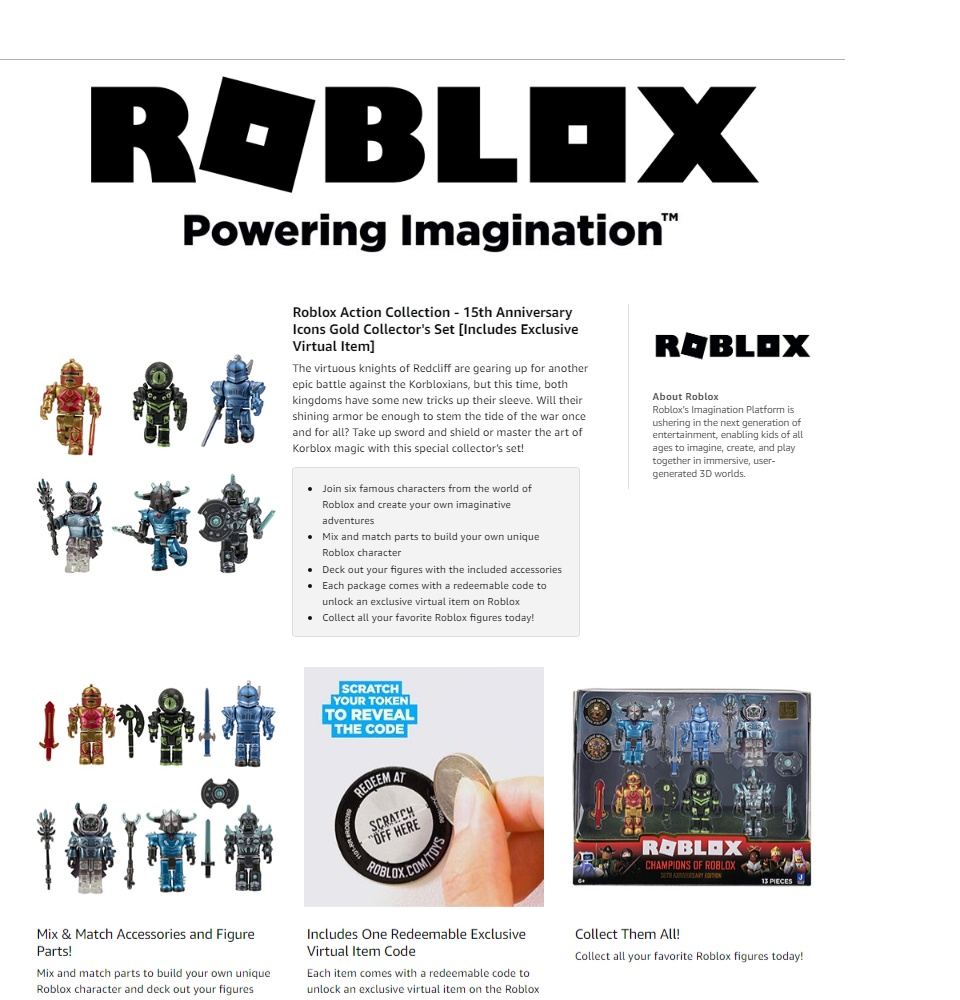  Roblox Action Collection - 15th Anniversary Roblox