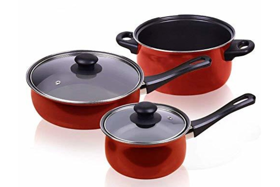 non stick pan set sale