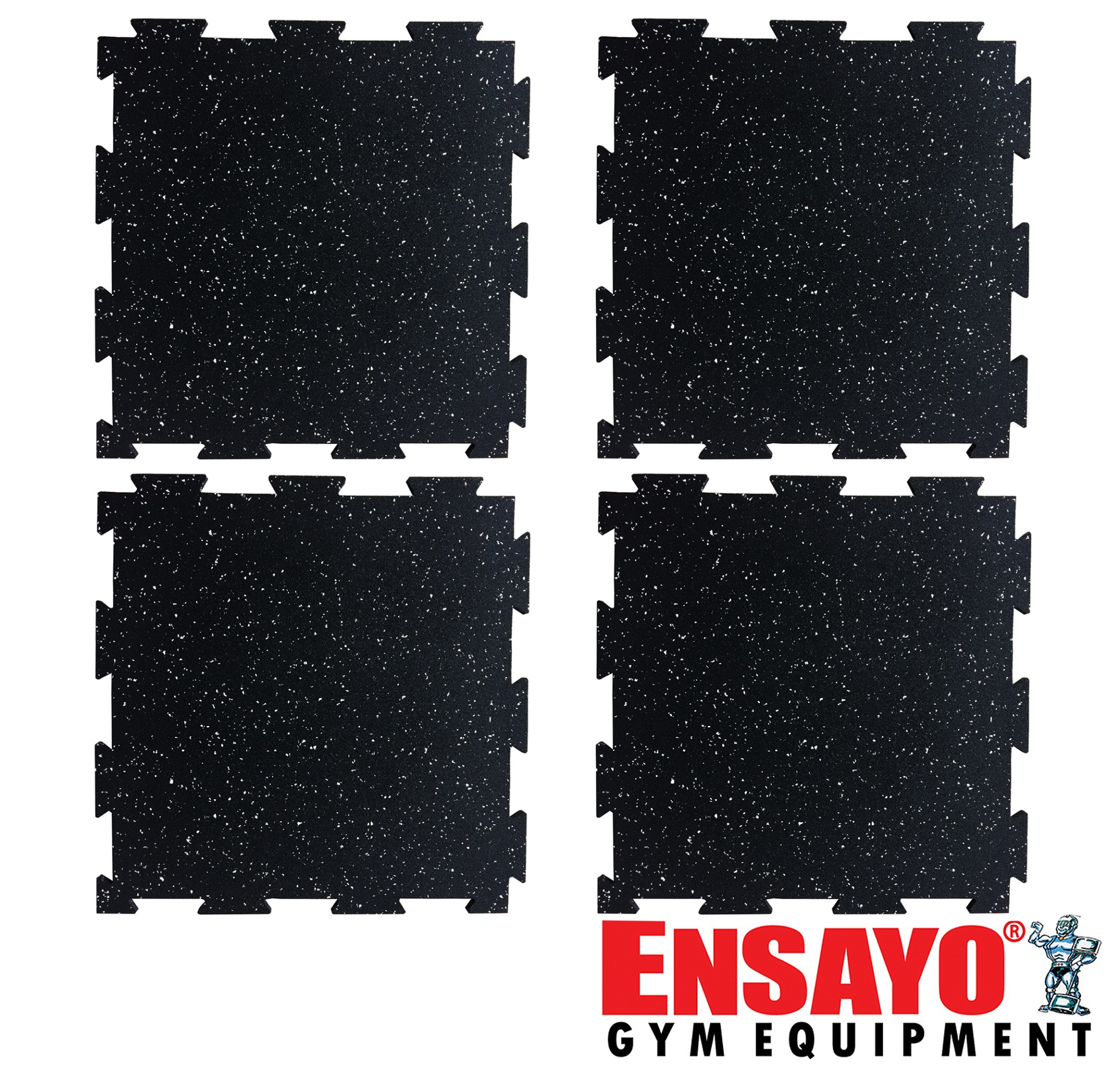 Ensayo High Density Floor Mats 50cm X 50cm X 10mm Best Home