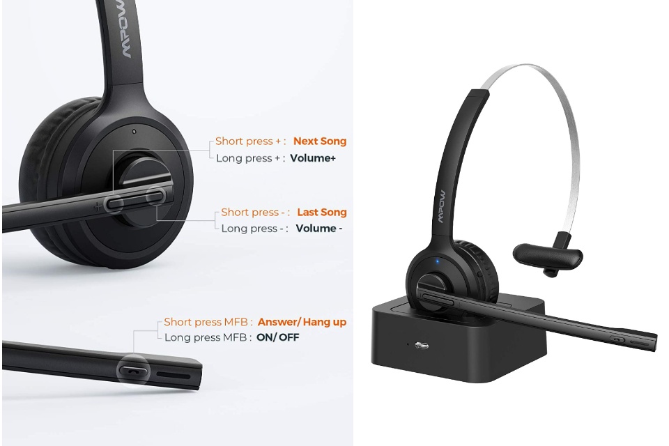 M5 Pro Bluetooth Mpow M5 Headset Mpow M5 Pro Bluetooth Noise