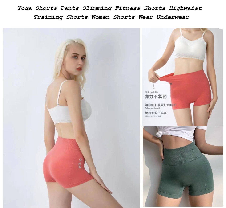 Women's workout shorts with built in underwear, Women's Fashion, Activewear  on Carousell