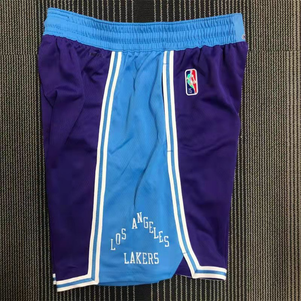Los Angeles Lakers 2021-22 City Edition Purple shorts