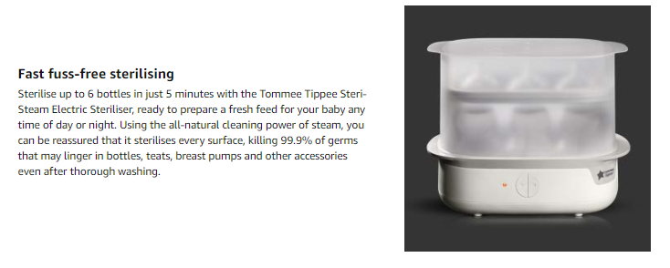 tommee tippee steriliser tongs