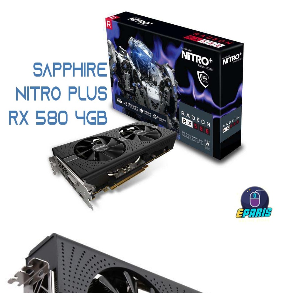 HOT Sapphire Rx580 Nitro+ Sapphire Nitro 580 4gb 580 Nitro+ Rx