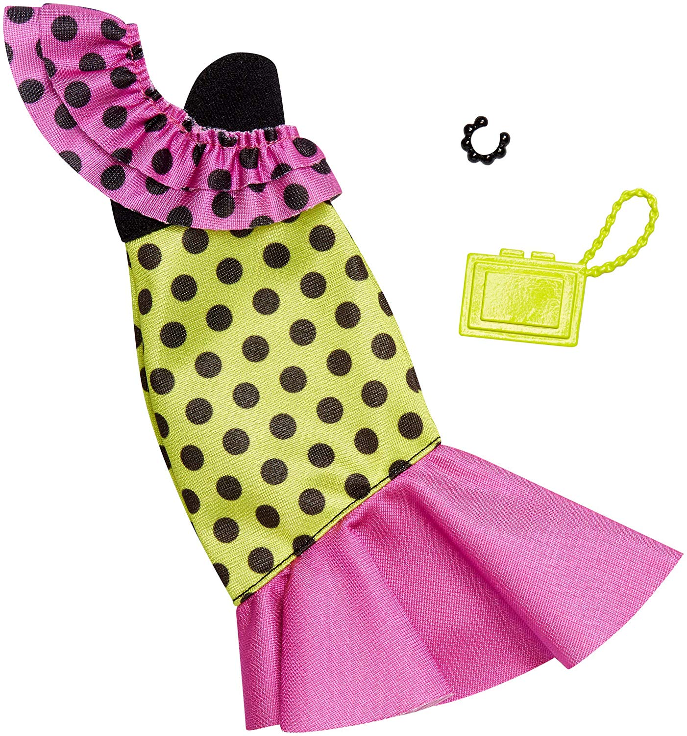 multicolor polka dot dress
