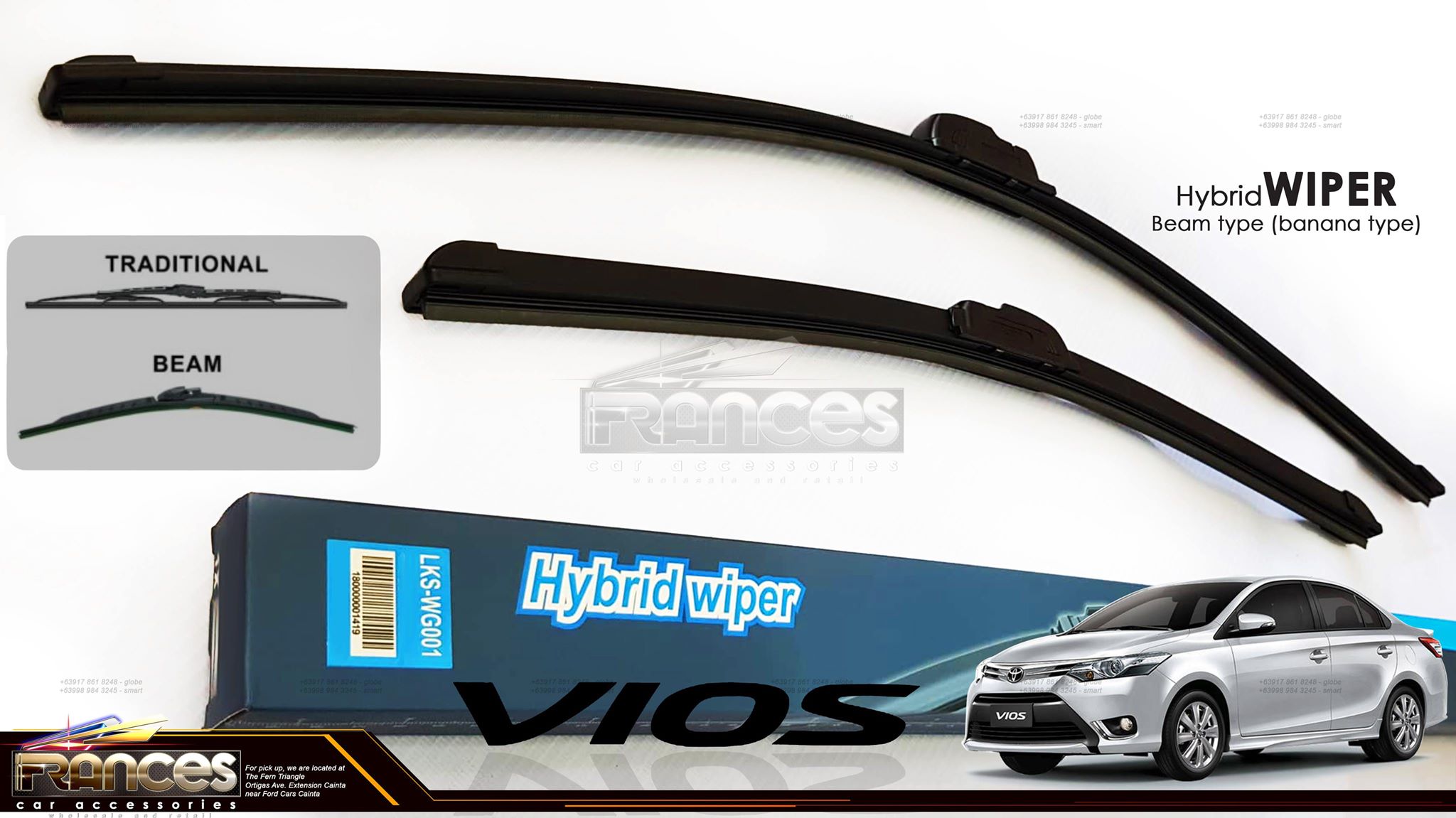 ford focus windscreen wipers size