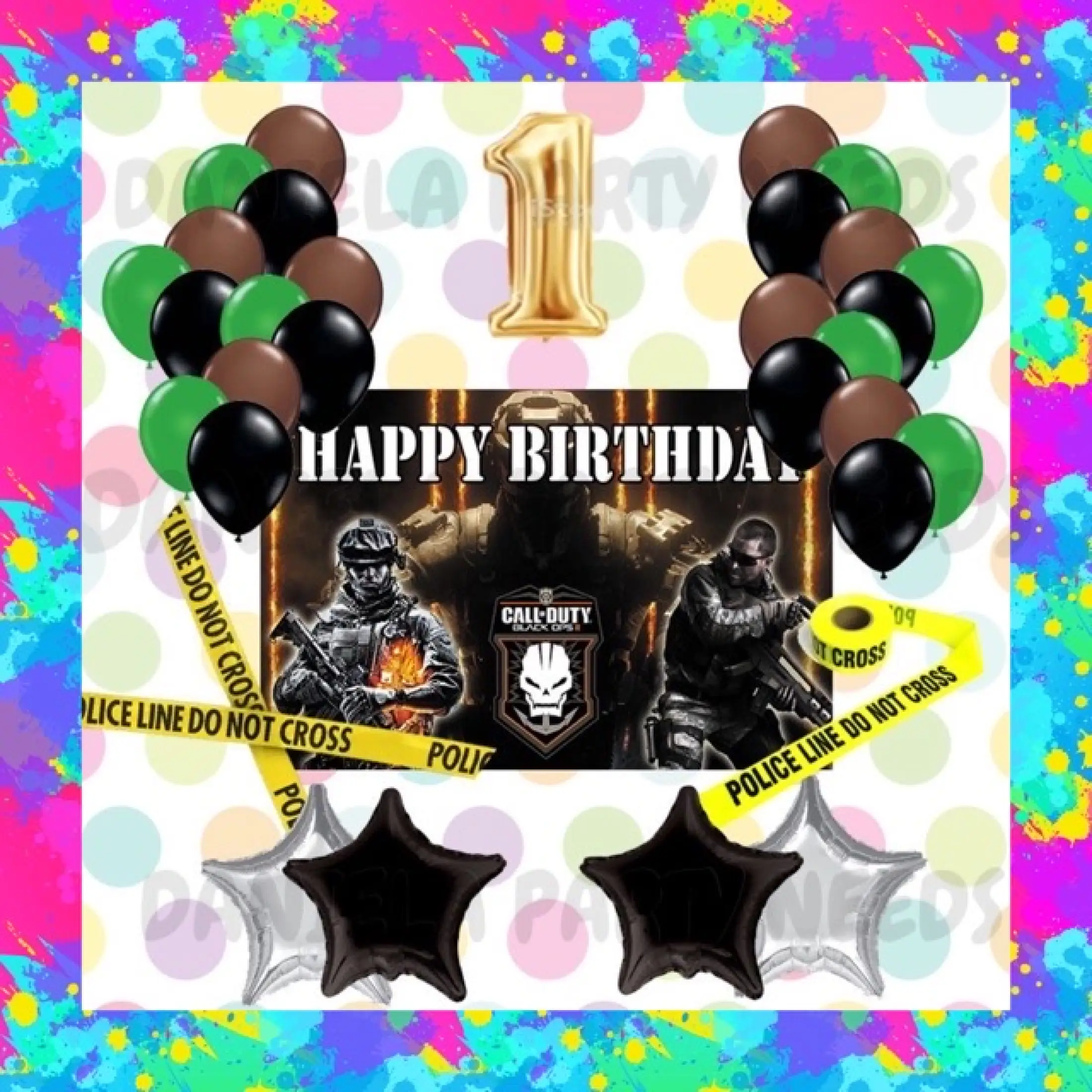 Call Of Duty Birthday Party Full Set Lazada Ph