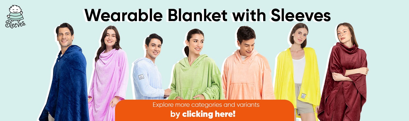 Bleeves® Hearts Gidie (Giant Hoodie) Wearable Blanket for Men
