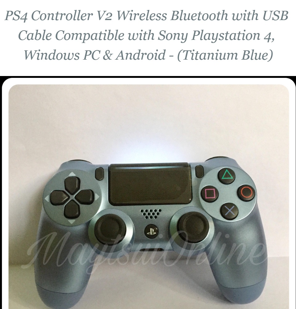 sony dualshock 4 v2 titanium blue