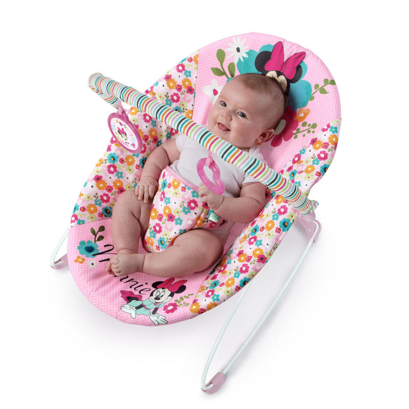 pink vibrating baby bouncer