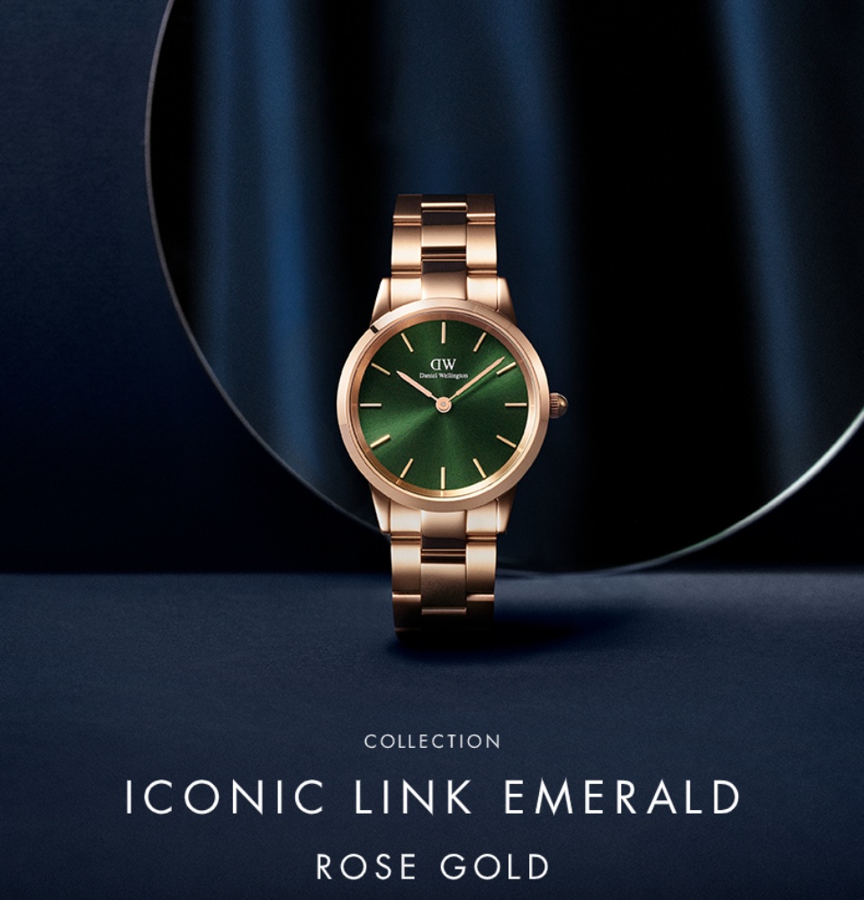 Wellington Watches Iconic Link Emerald Daniel Wellington Iconic