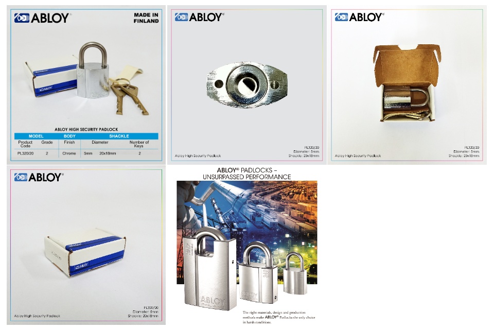 Abloy High Security Padlock