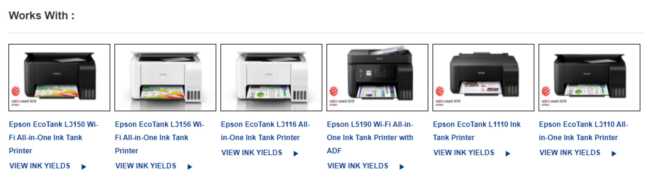 epson l3101 ink tank printer