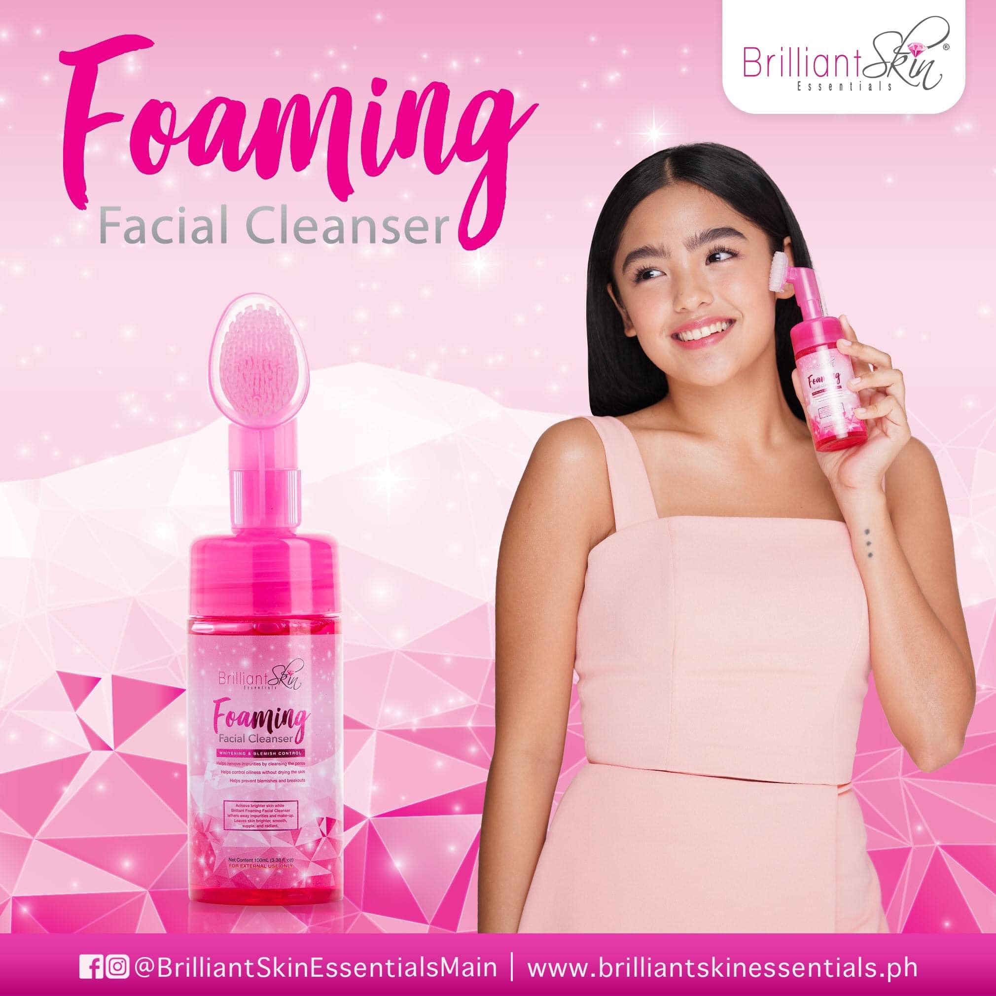 essentials foaming facial cleanser