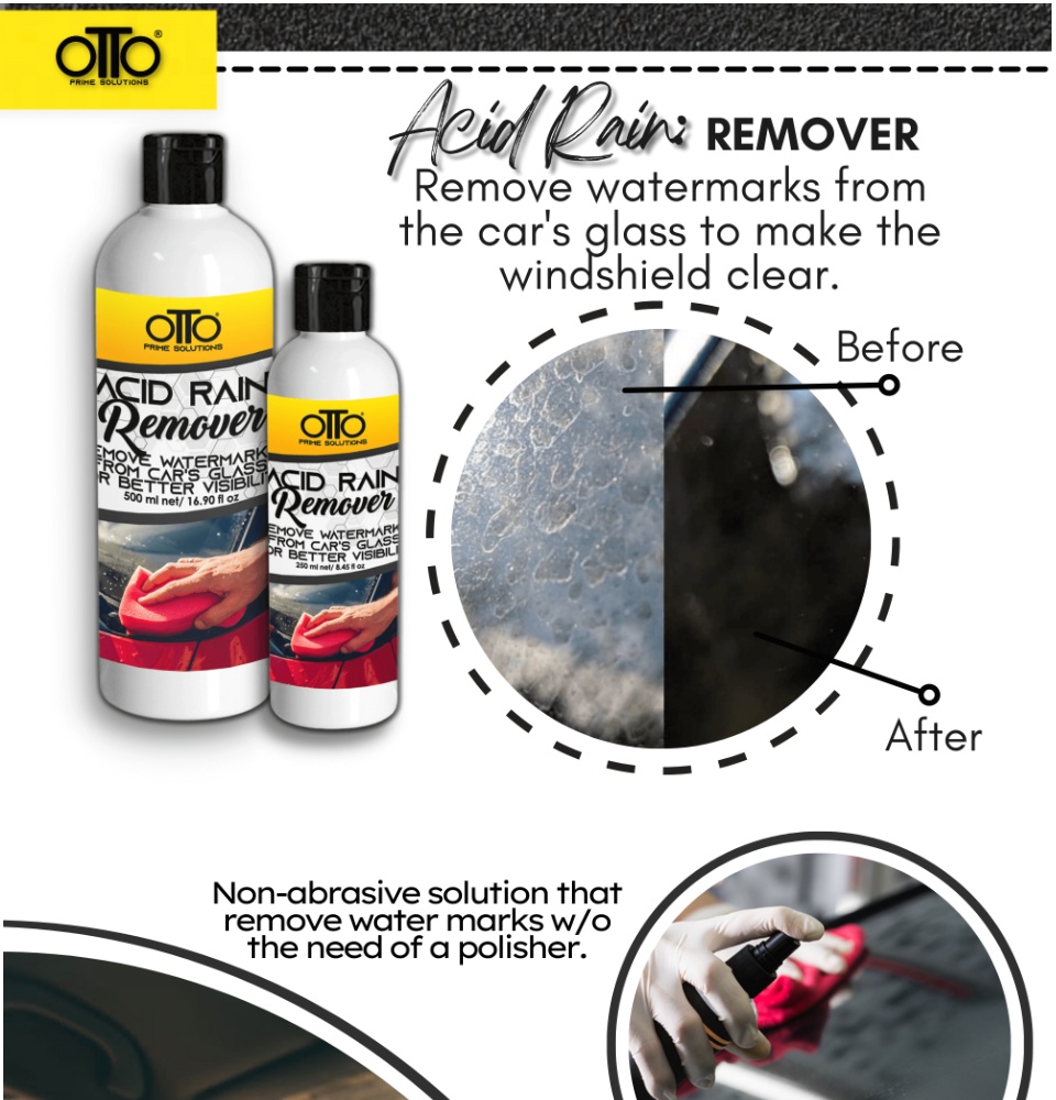 Car Glass Cleaner Acid Rain Remover Water Marks - Temu