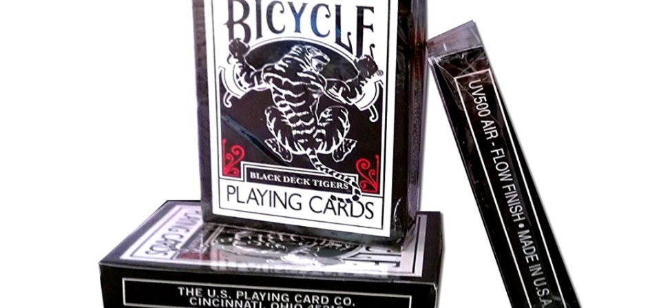 Bicycle Black Tiger (UV500 - Ohio) Playing Cards | Lazada PH