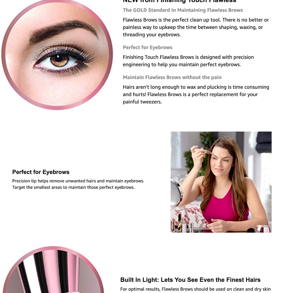 flawless eyebrow trimmer target