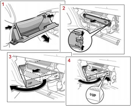 Cabin Air Filter Element For Toyota Avanza 2011 Up Toyota Rush