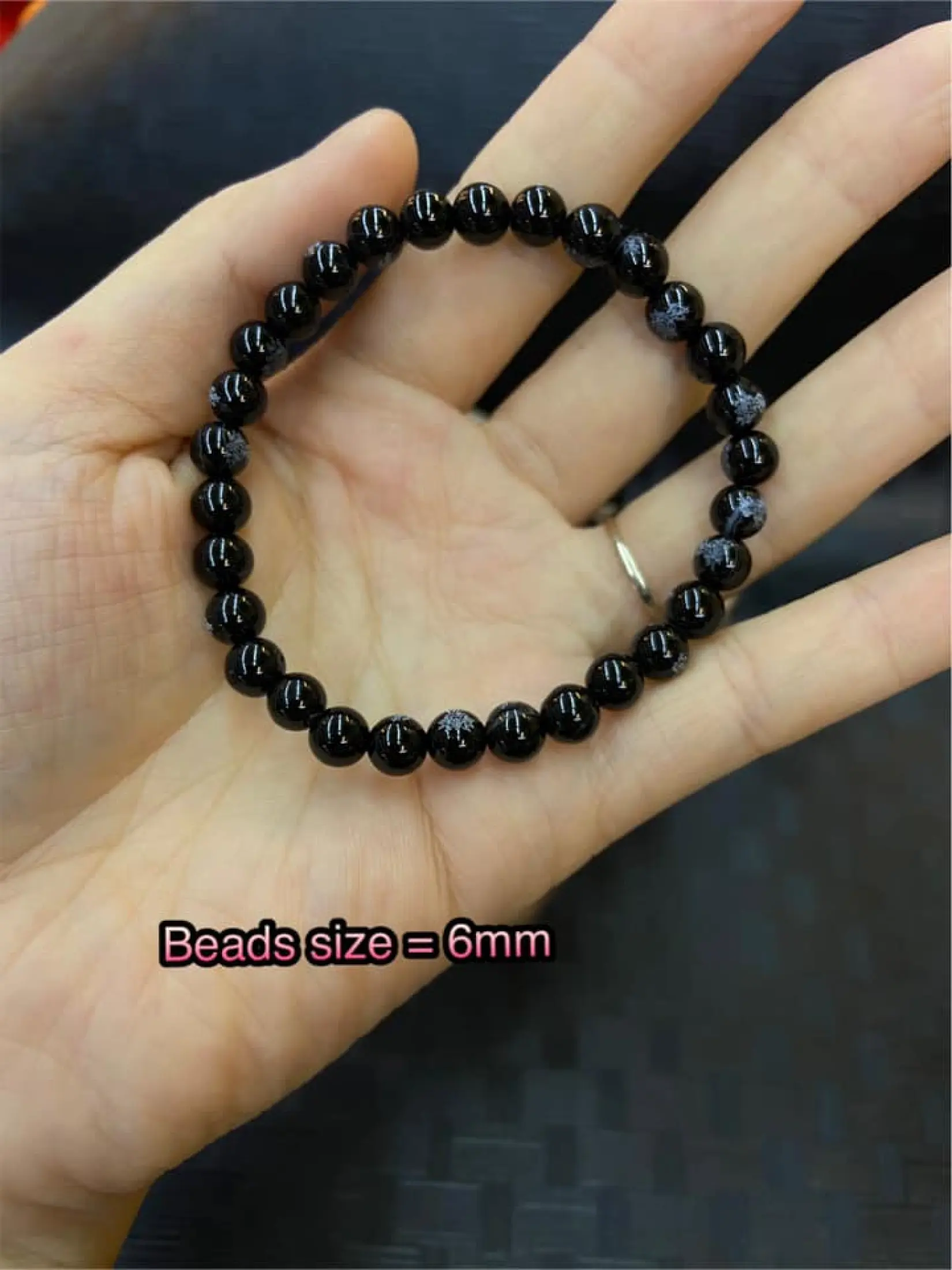 Black Onyx Stone Lucky Charm Bracelet Lazada Ph