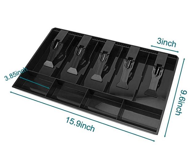 Money Cash Coin Register Insert Tray Replacement Cashier Drawer