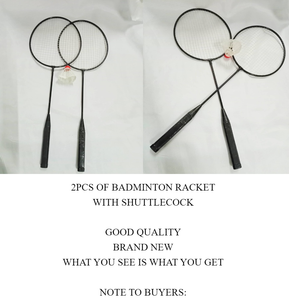 Parts Of Badminton Racket And Shuttlecock Badminton Rackets 2 Set
