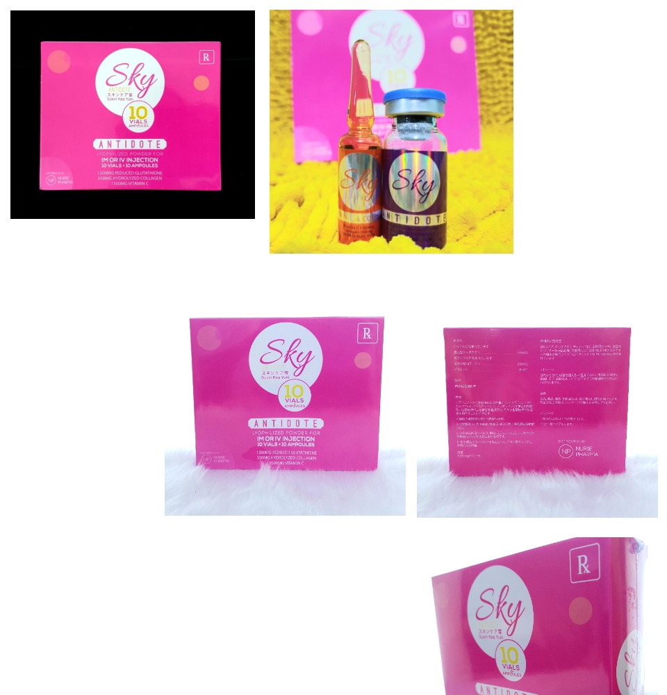 Meds only: SKY GLUTATHIONE IV 1200mg NO IV sets by Beauty Bytes Vitamin C  Collagen Glutathione Liquid Local Supplier Warranty Glutathione - Lazada
