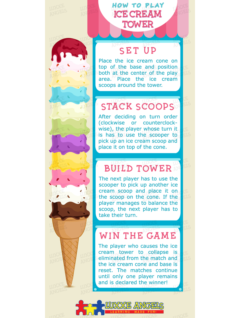 ice cream scoop stacking game