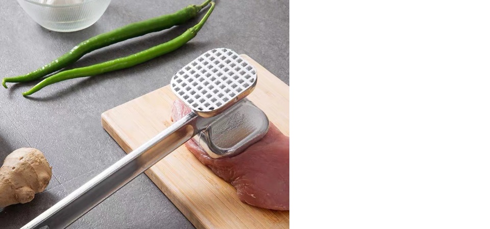 farfi Two Sides Meat Hammer Mallet Beef Tenderizer Steak Beater Kitchen  Cooking Tool