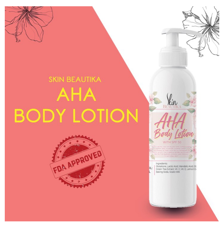 aha body cream