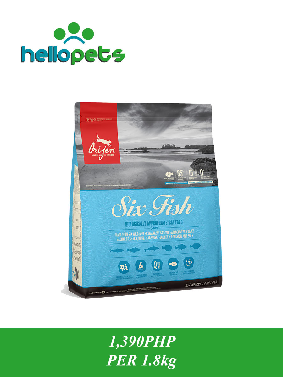 six fish cat food